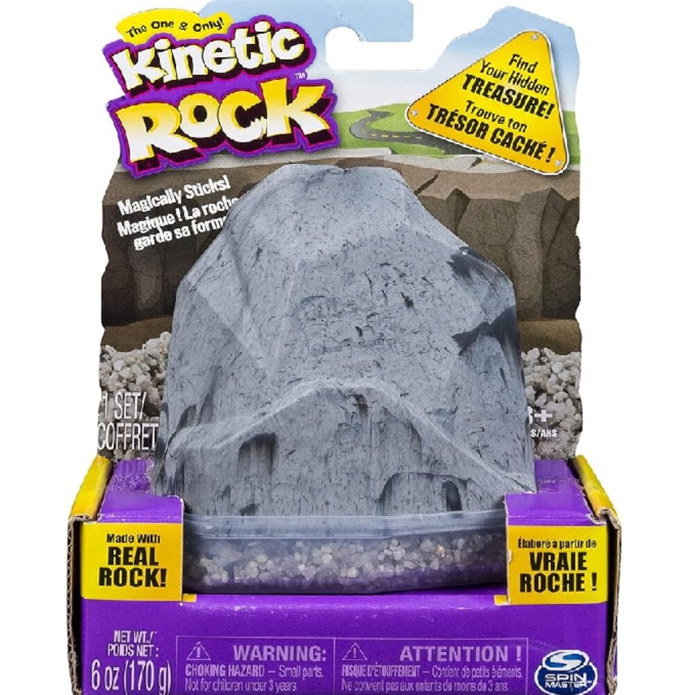 Kinetic Rock Pack w/1 Hidden Treasure New Sealed For Age 3+